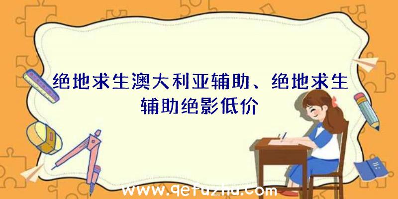 绝地求生澳大利亚辅助、绝地求生辅助绝影低价