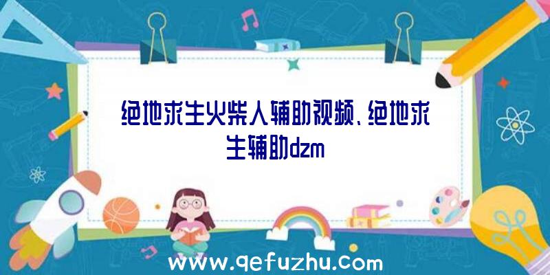 绝地求生火柴人辅助视频、绝地求生辅助dzm