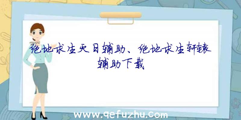 绝地求生灭日辅助、绝地求生轩辕辅助下载