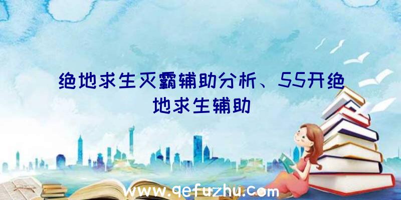 绝地求生灭霸辅助分析、55开绝地求生辅助