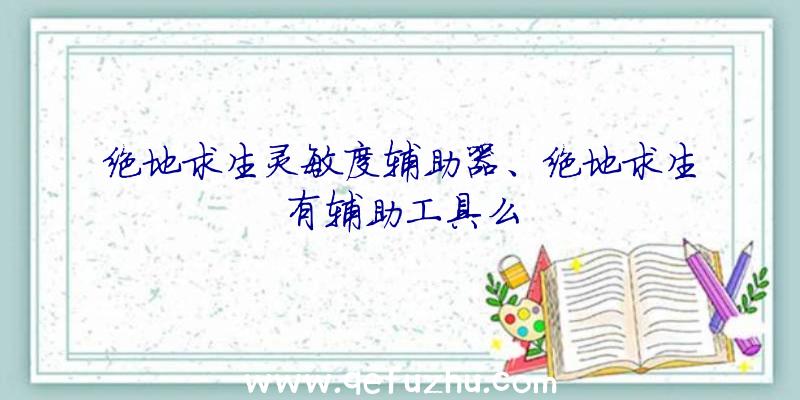 绝地求生灵敏度辅助器、绝地求生有辅助工具么