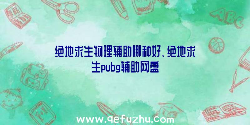 绝地求生物理辅助哪种好、绝地求生pubg辅助网盘