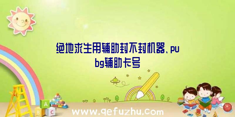 绝地求生用辅助封不封机器、pubg辅助卡号