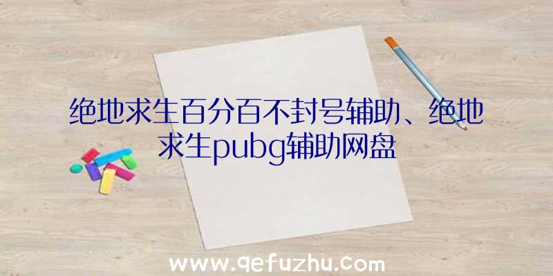 绝地求生百分百不封号辅助、绝地求生pubg辅助网盘