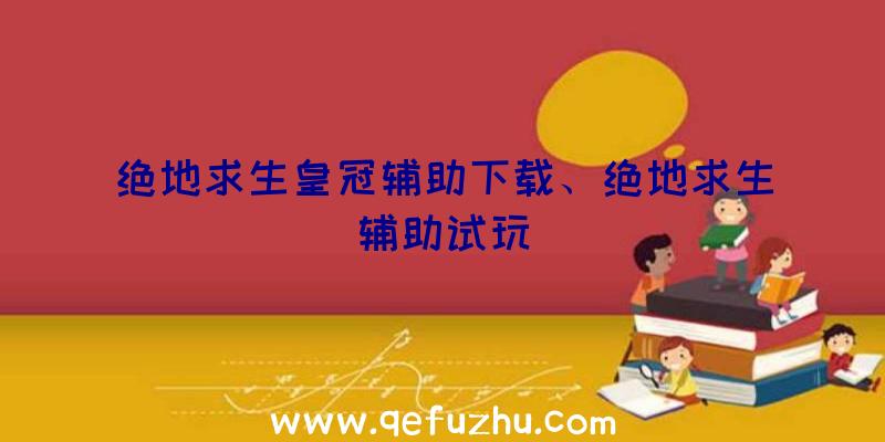 绝地求生皇冠辅助下载、绝地求生辅助试玩