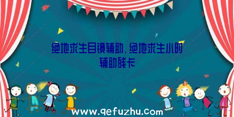 绝地求生目镜辅助、绝地求生小时辅助残卡