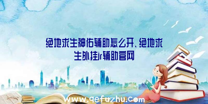 绝地求生神佑辅助怎么开、绝地求生外挂jr辅助官网