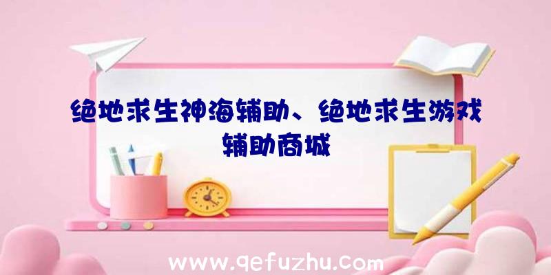 绝地求生神海辅助、绝地求生游戏辅助商城