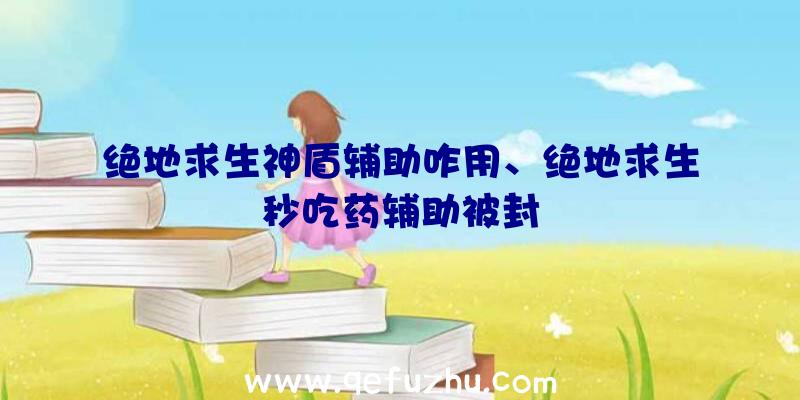 绝地求生神盾辅助咋用、绝地求生秒吃药辅助被封