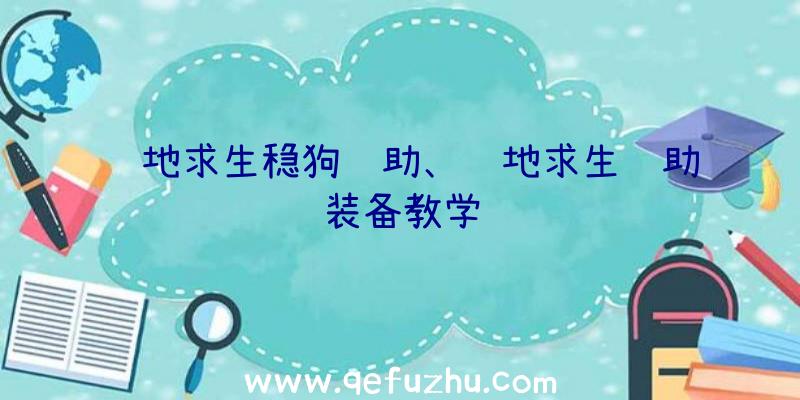 绝地求生稳狗辅助、绝地求生辅助装备教学