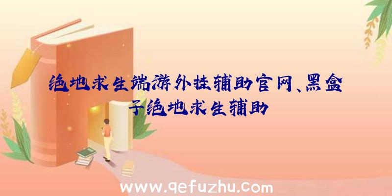 绝地求生端游外挂辅助官网、黑盒子绝地求生辅助