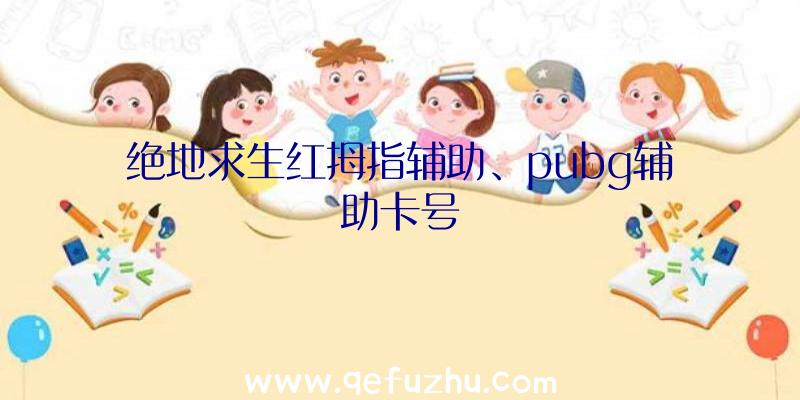 绝地求生红拇指辅助、pubg辅助卡号