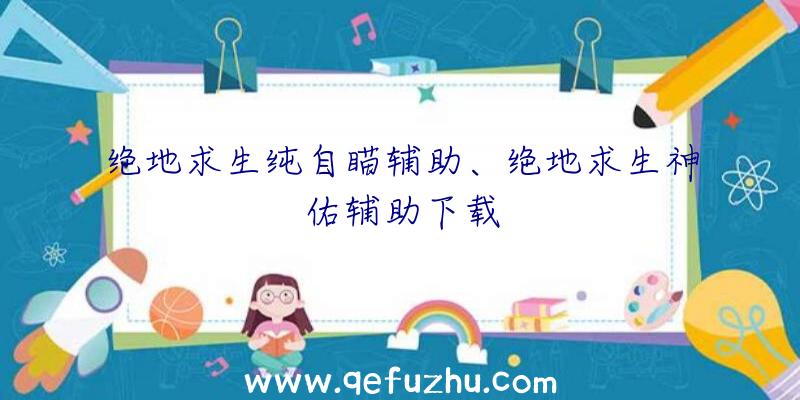 绝地求生纯自瞄辅助、绝地求生神佑辅助下载