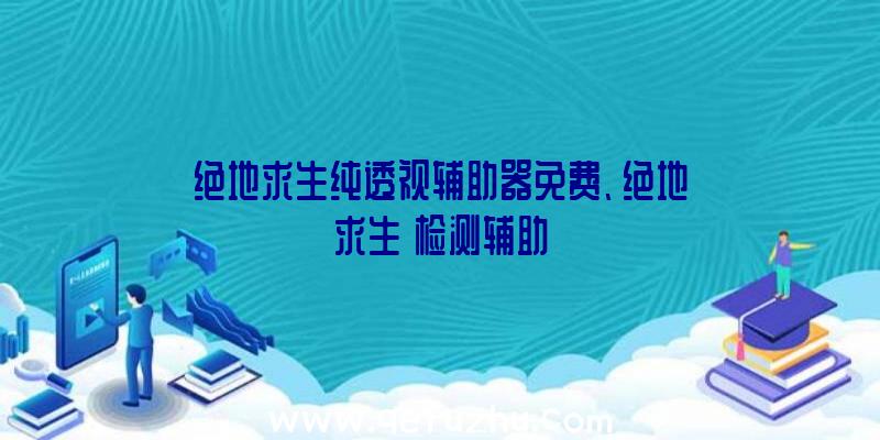 绝地求生纯透视辅助器免费、绝地求生