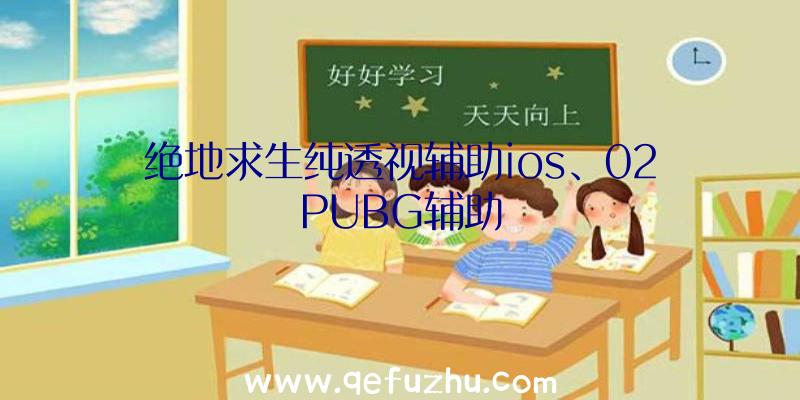 绝地求生纯透视辅助ios、02PUBG辅助