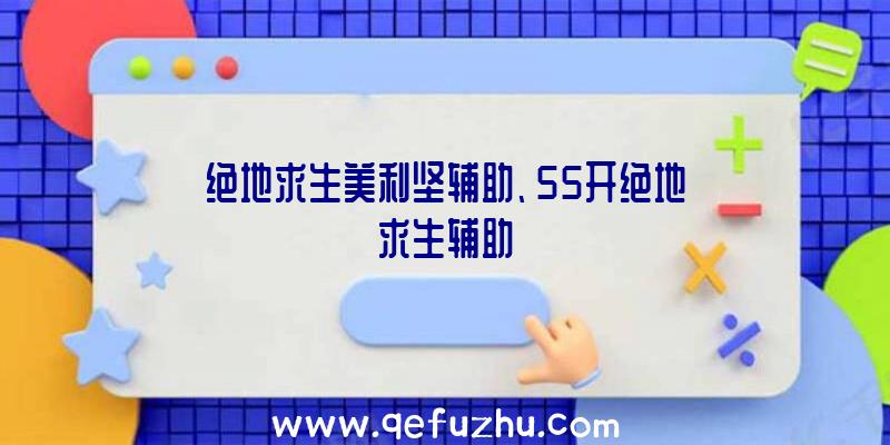 绝地求生美利坚辅助、55开绝地求生辅助