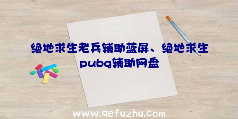 绝地求生老兵辅助蓝屏、绝地求生pubg辅助网盘