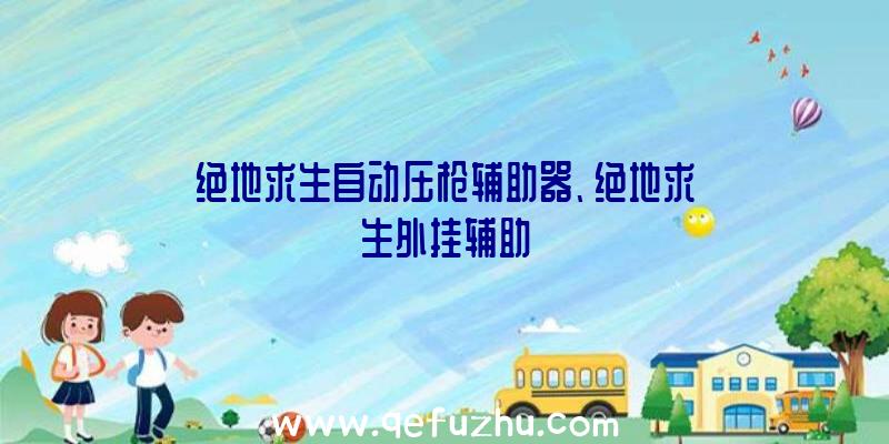 绝地求生自动压枪辅助器、绝地求生外挂辅助