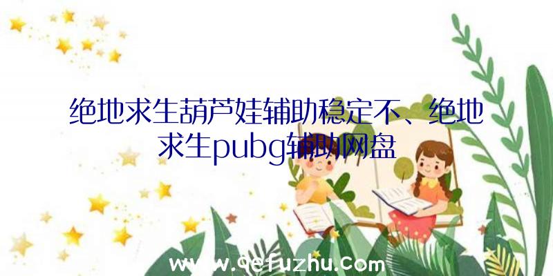 绝地求生葫芦娃辅助稳定不、绝地求生pubg辅助网盘