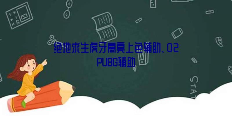 绝地求生虎牙高亮上色辅助、02PUBG辅助