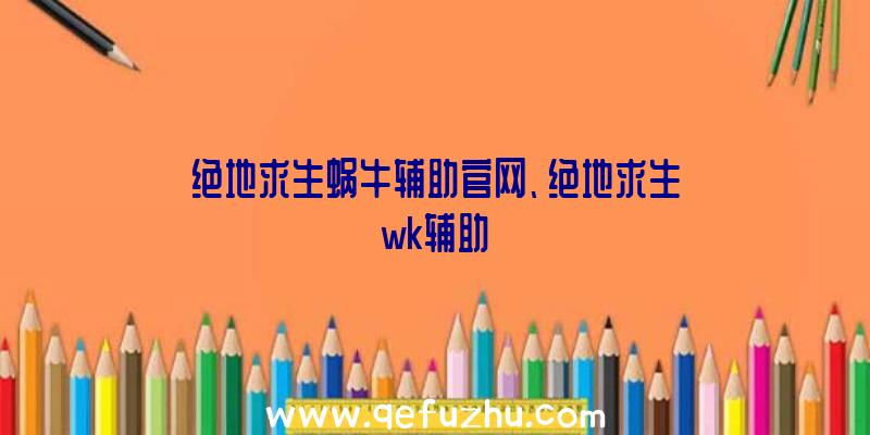 绝地求生蜗牛辅助官网、绝地求生wk辅助