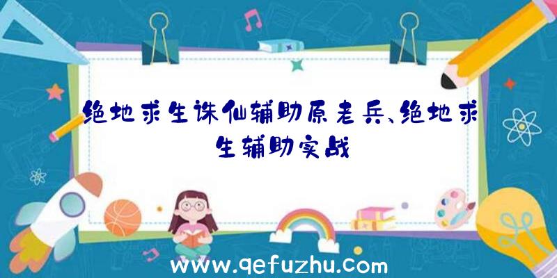 绝地求生诛仙辅助原老兵、绝地求生辅助实战