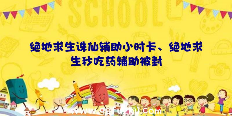 绝地求生诛仙辅助小时卡、绝地求生秒吃药辅助被封