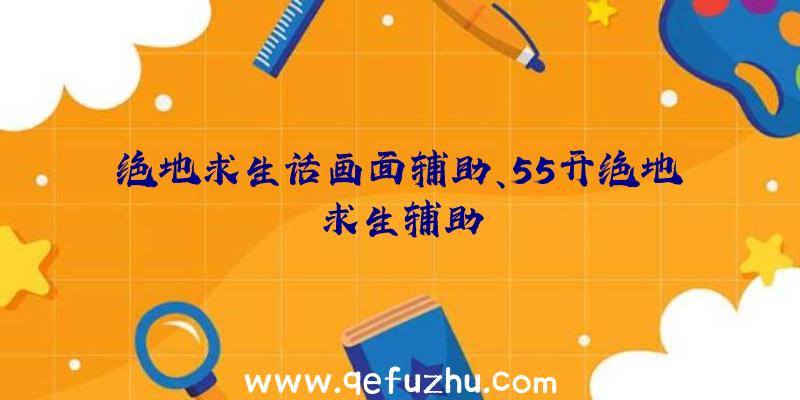 绝地求生话画面辅助、55开绝地求生辅助