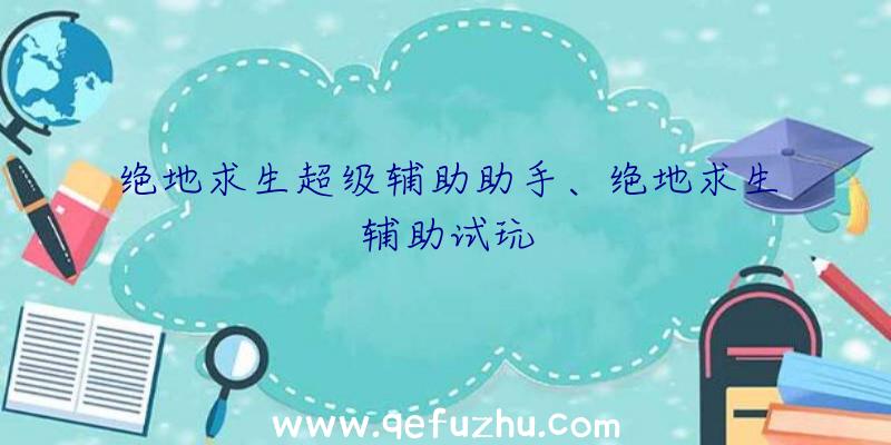 绝地求生超级辅助助手、绝地求生辅助试玩