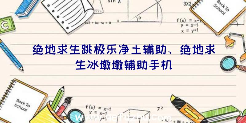 绝地求生跳极乐净土辅助、绝地求生冰墩墩辅助手机