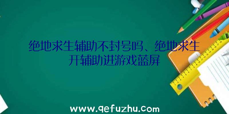 绝地求生辅助不封号吗、绝地求生开辅助进游戏蓝屏