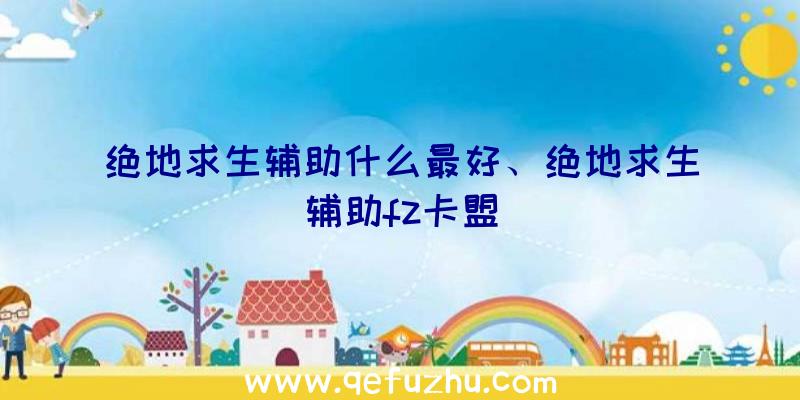 绝地求生辅助什么最好、绝地求生辅助fz卡盟