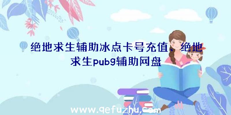 绝地求生辅助冰点卡号充值、绝地求生pubg辅助网盘