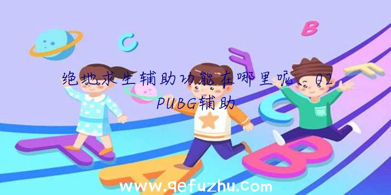 绝地求生辅助功能在哪里呢、02PUBG辅助