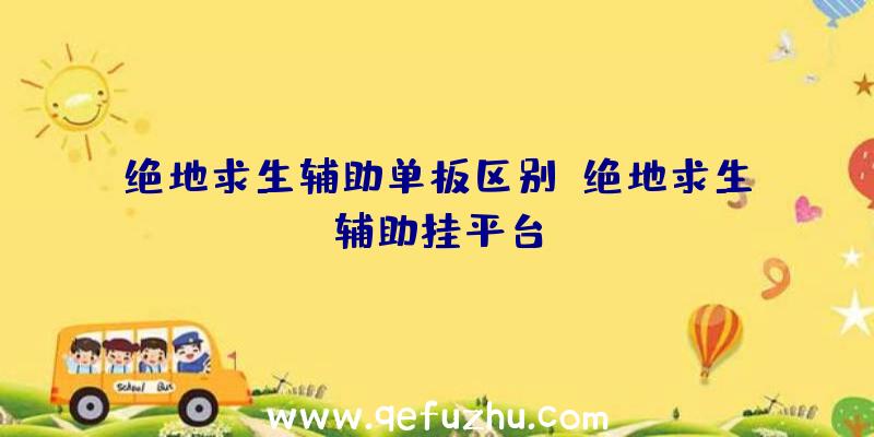 绝地求生辅助单板区别、绝地求生辅助挂平台