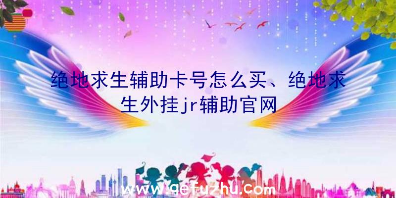 绝地求生辅助卡号怎么买、绝地求生外挂jr辅助官网