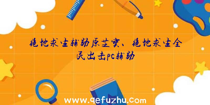 绝地求生辅助原芝宝、绝地求生全民出击pc辅助