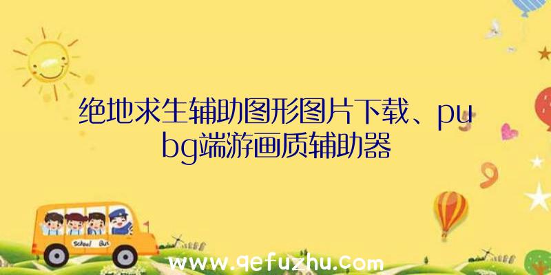 绝地求生辅助图形图片下载、pubg端游画质辅助器