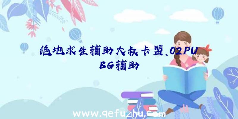 绝地求生辅助大叔卡盟、02PUBG辅助