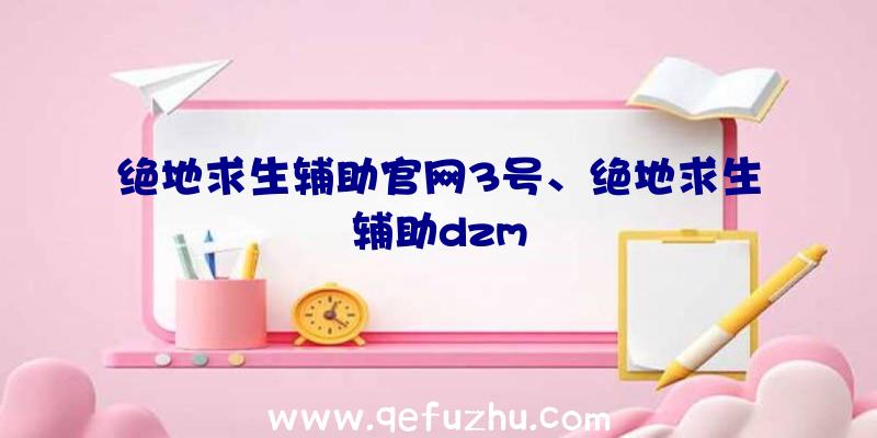 绝地求生辅助官网3号、绝地求生辅助dzm