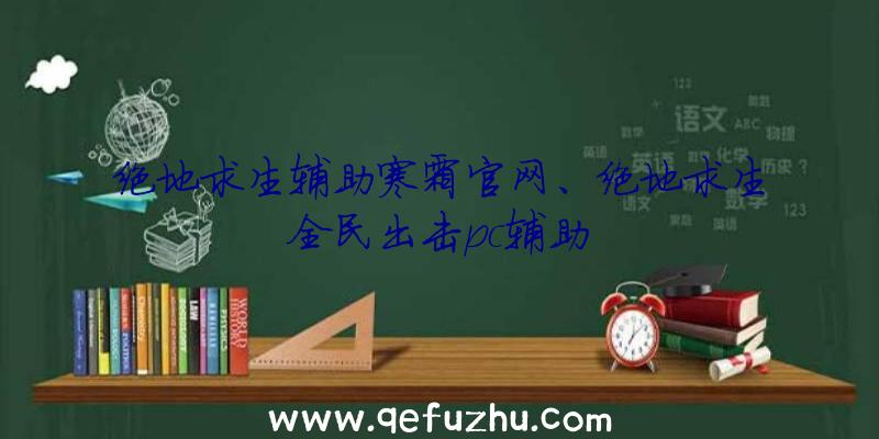 绝地求生辅助寒霜官网、绝地求生全民出击pc辅助