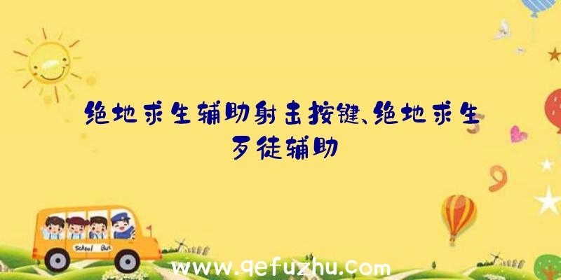 绝地求生辅助射击按键、绝地求生歹徒辅助