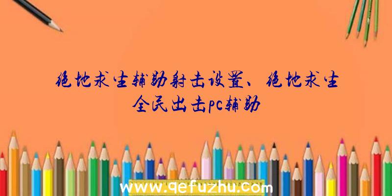 绝地求生辅助射击设置、绝地求生全民出击pc辅助