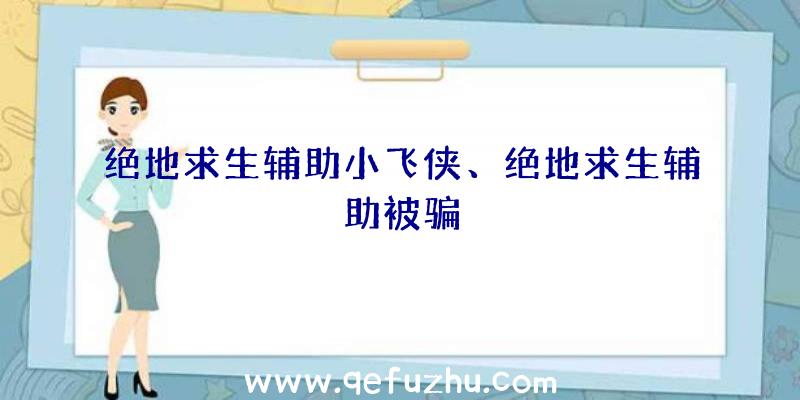 绝地求生辅助小飞侠、绝地求生辅助被骗