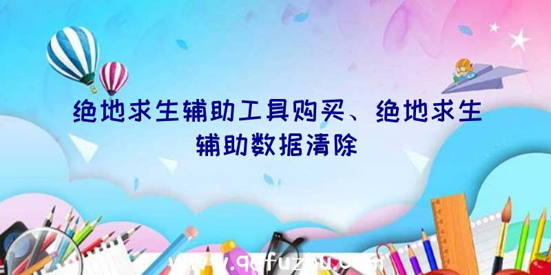 绝地求生辅助工具购买、绝地求生辅助数据清除