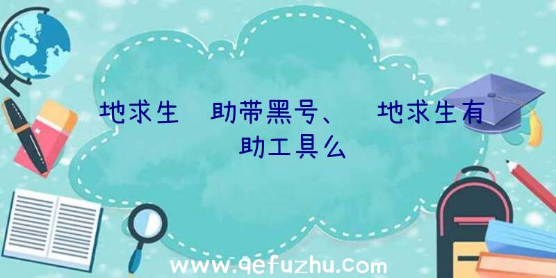 绝地求生辅助带黑号、绝地求生有辅助工具么