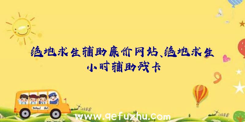 绝地求生辅助廉价网站、绝地求生小时辅助残卡