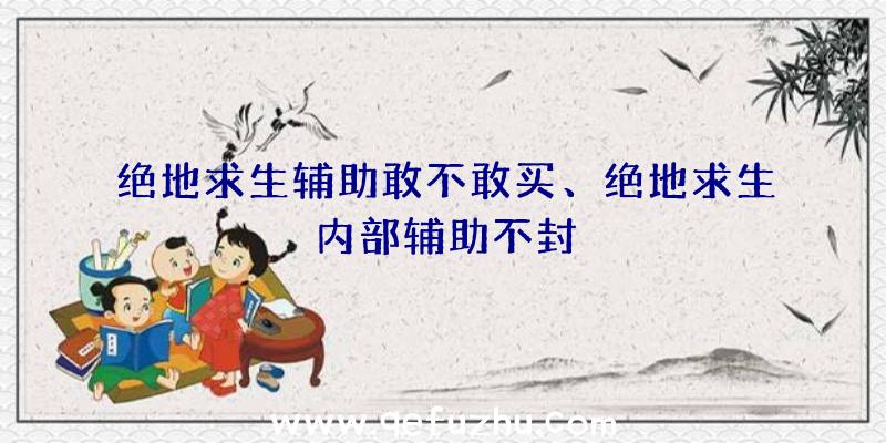 绝地求生辅助敢不敢买、绝地求生内部辅助不封