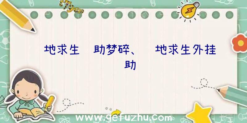 绝地求生辅助梦碎、绝地求生外挂辅助