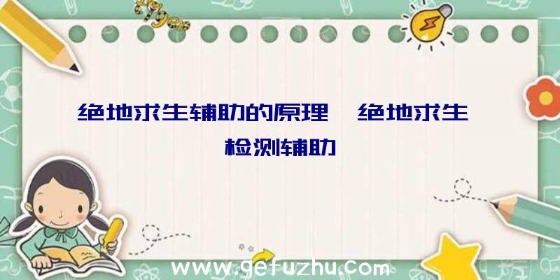 绝地求生辅助的原理、绝地求生